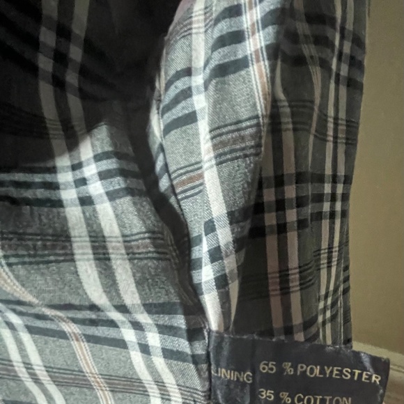 Vintage Dannimac Double-breasted Raincoat Trench Style Grey /Gray  Small VGC - Picture 10 of 11